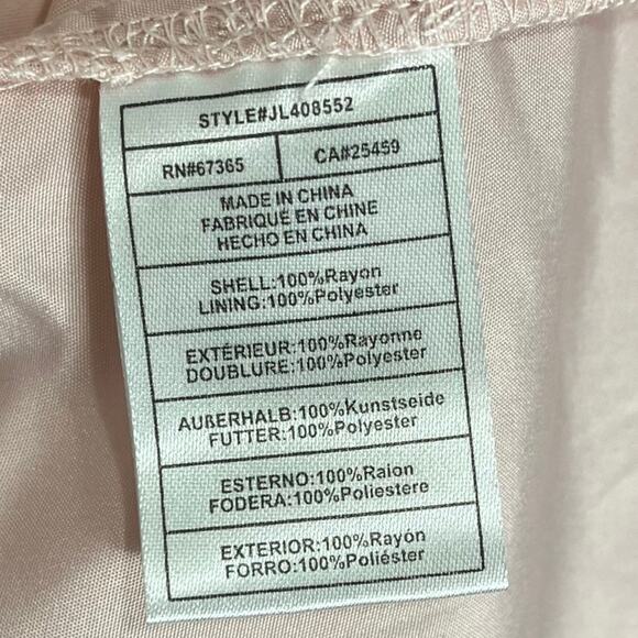 Betsey Johnson Dress Sunset Floral Wrap Pink Purple Ruffle Nwt $99 Sz 4 - Picture 10 of 15